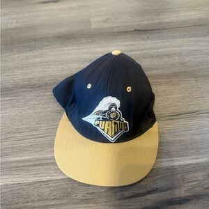 Purdue | Adjustable Logo Cap with Yellow Brim